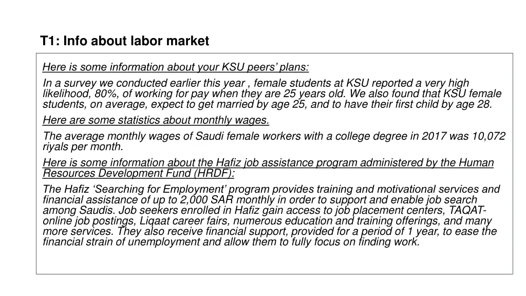 t1 info about labor market