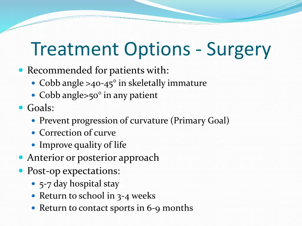 treatment options surgery