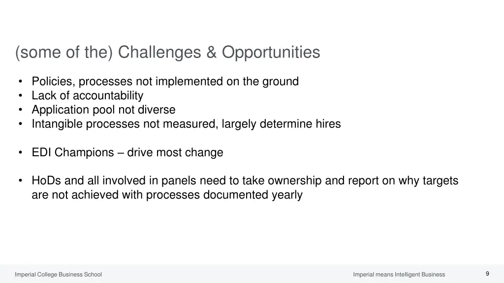 some of the challenges opportunities