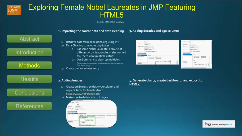 exploring female nobel laureates in jmp featuring 2