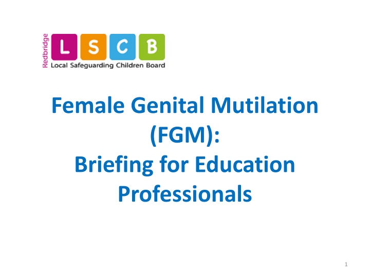 female genital mutilation fgm briefing