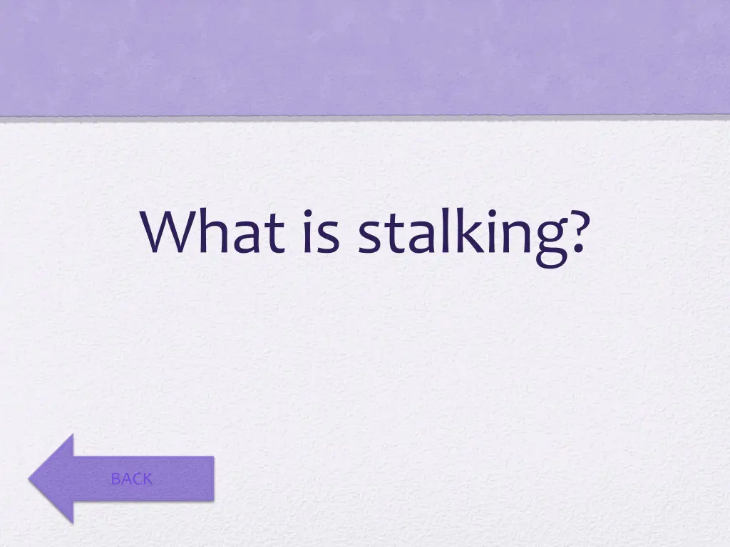 what is stalking