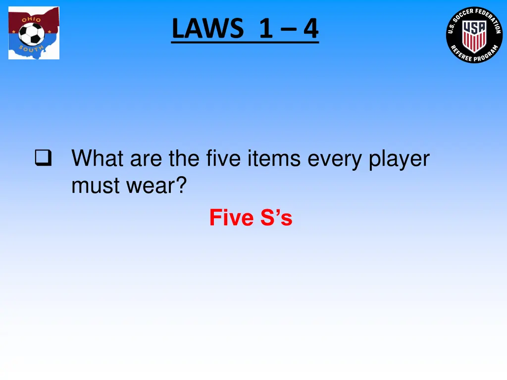 laws 1 4 5