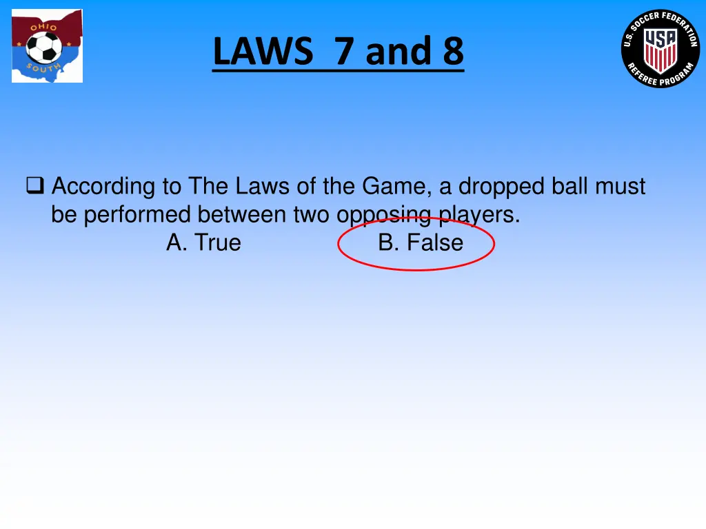 laws 7 and 8