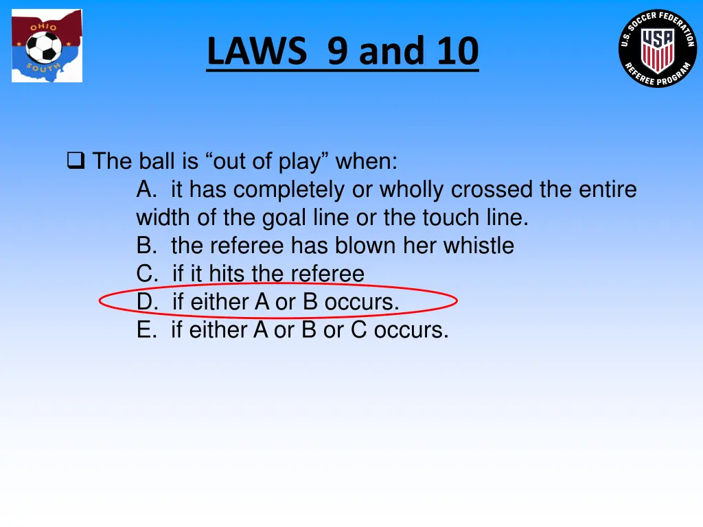 laws 9 and 10