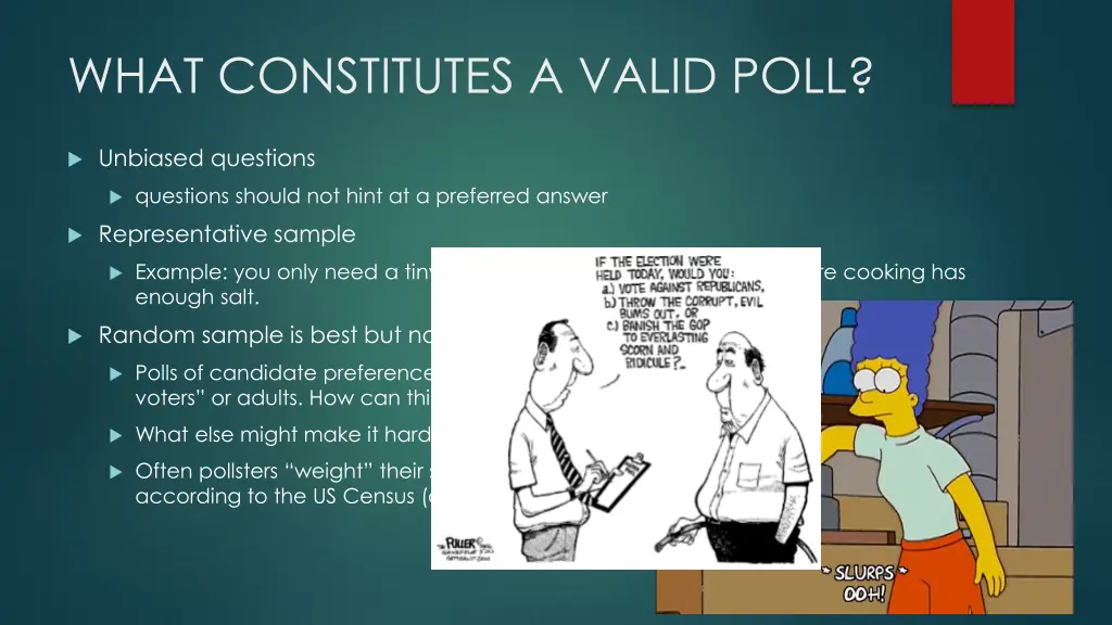 what constitutes a valid poll