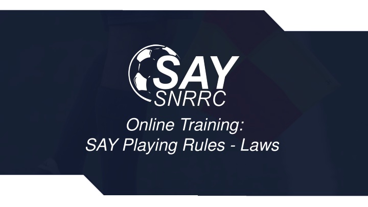 online training say playing rules laws