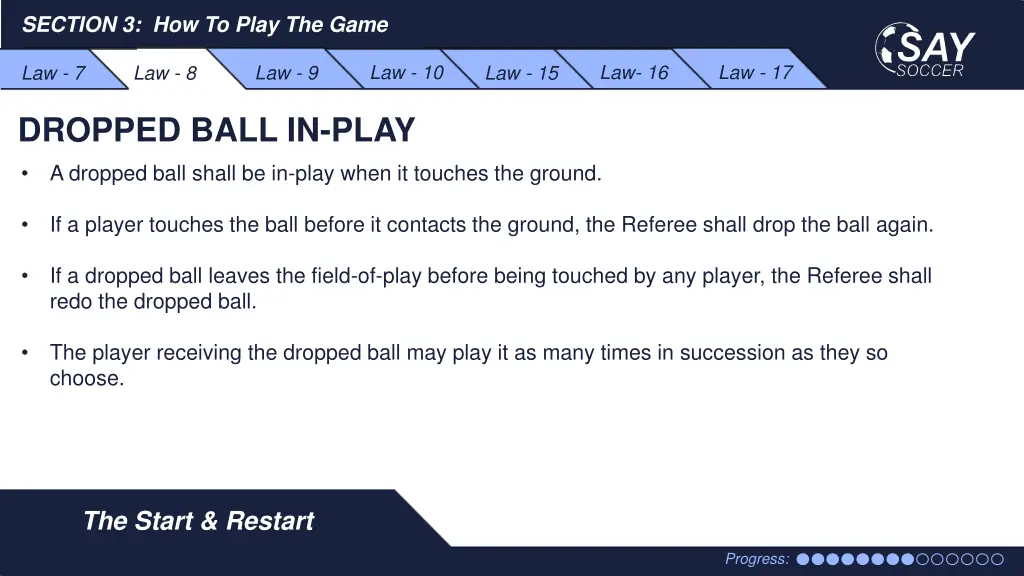 section 3 how to play the game 10