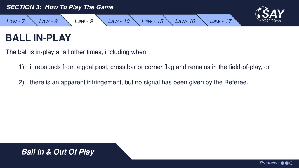 section 3 how to play the game 18