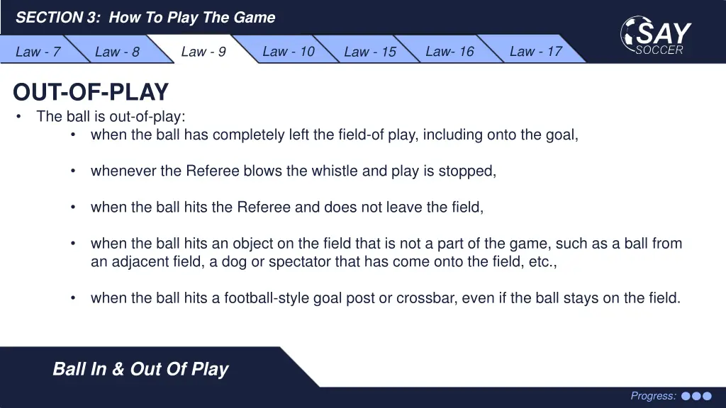 section 3 how to play the game 19