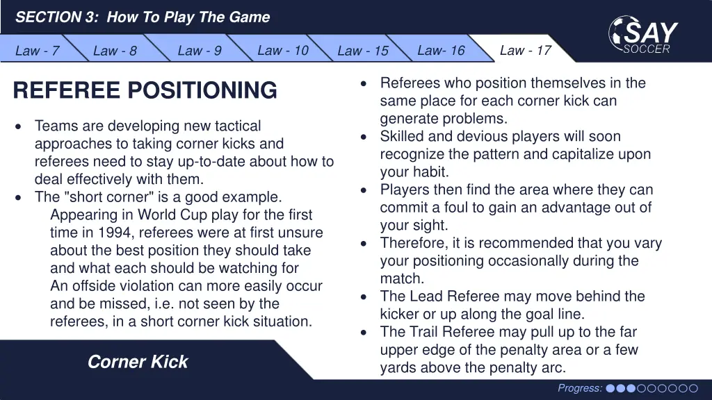 section 3 how to play the game 36