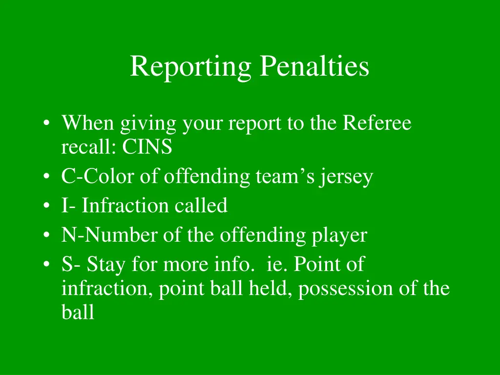 reporting penalties