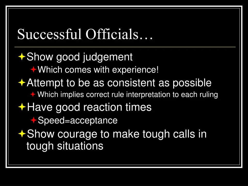 successful officials 2