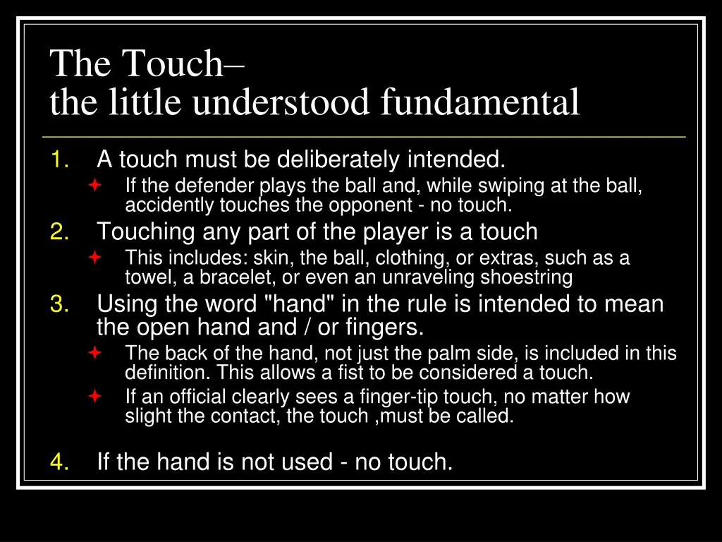 the touch the little understood fundamental