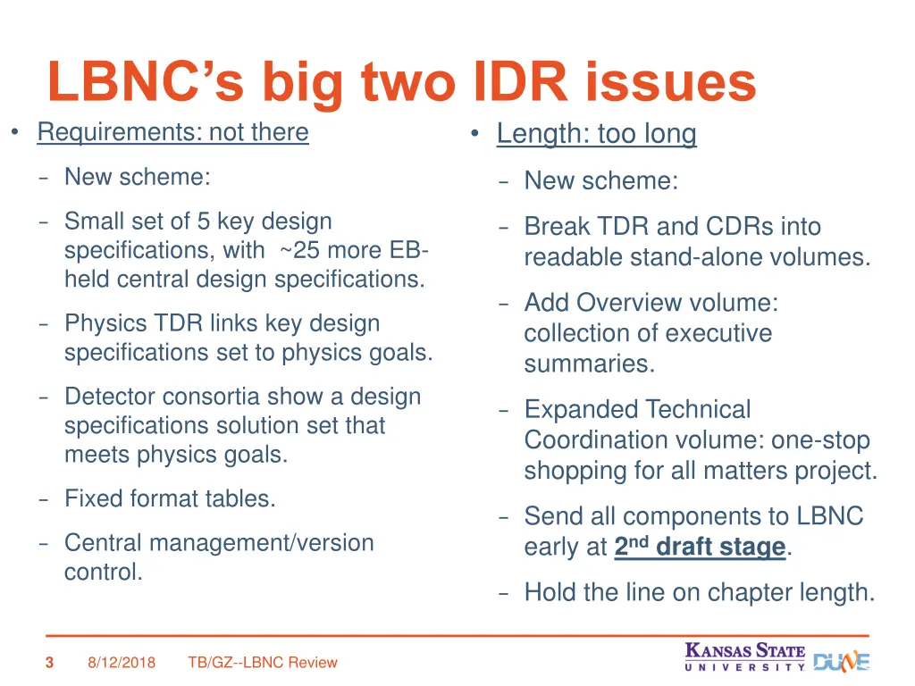 lbnc s big two idr issues requirements not there