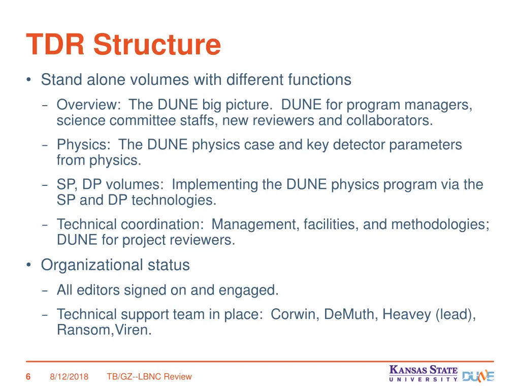 tdr structure