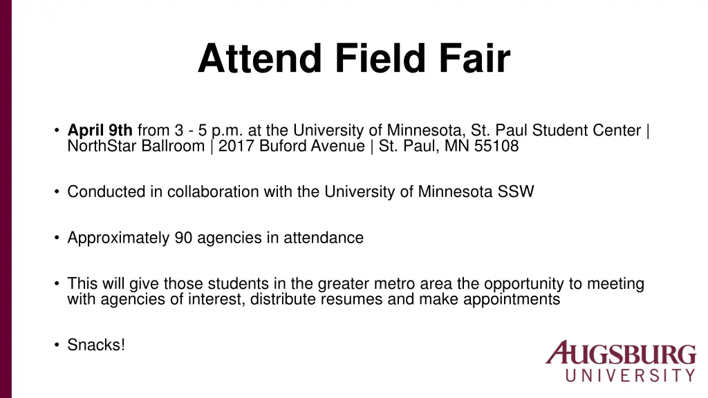 attend field fair