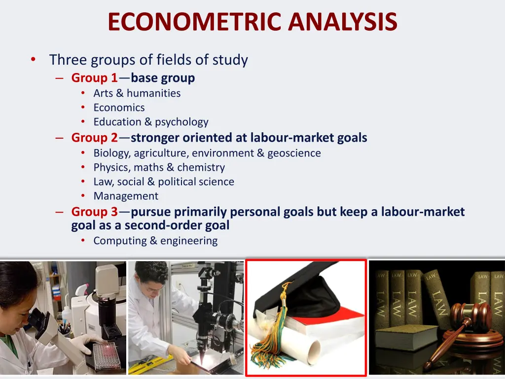 econometric analysis