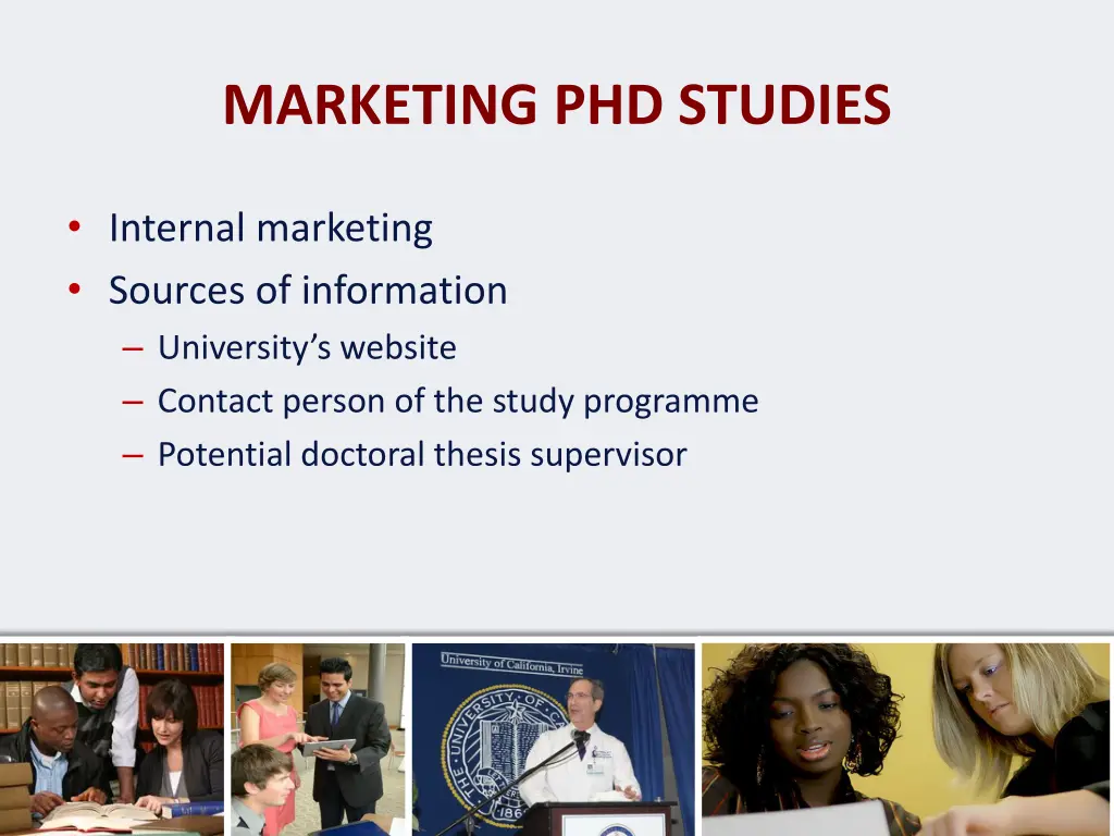 marketing phd studies