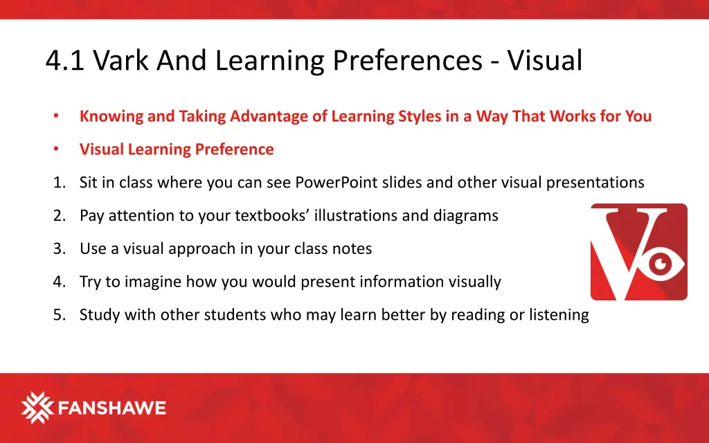 4 1 vark and learning preferences visual