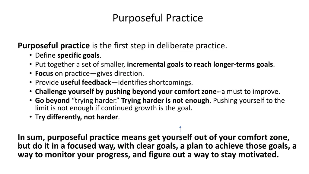 purposeful practice