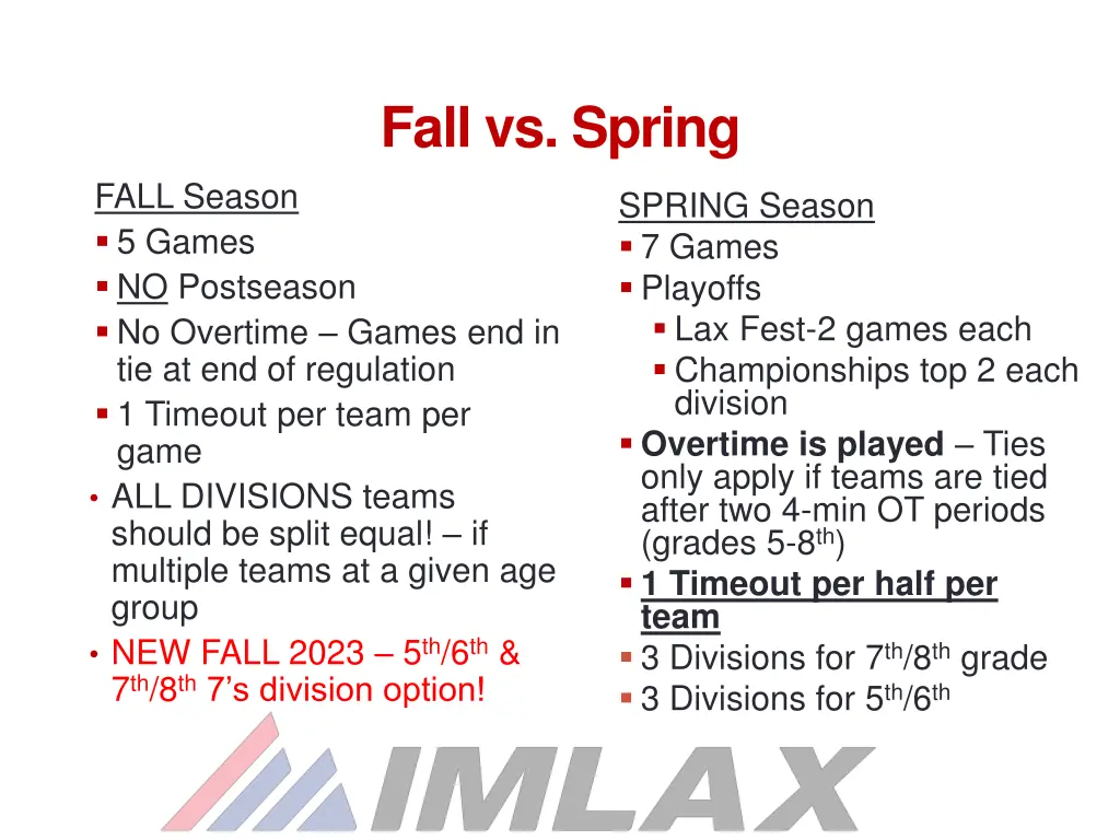 fall vs spring