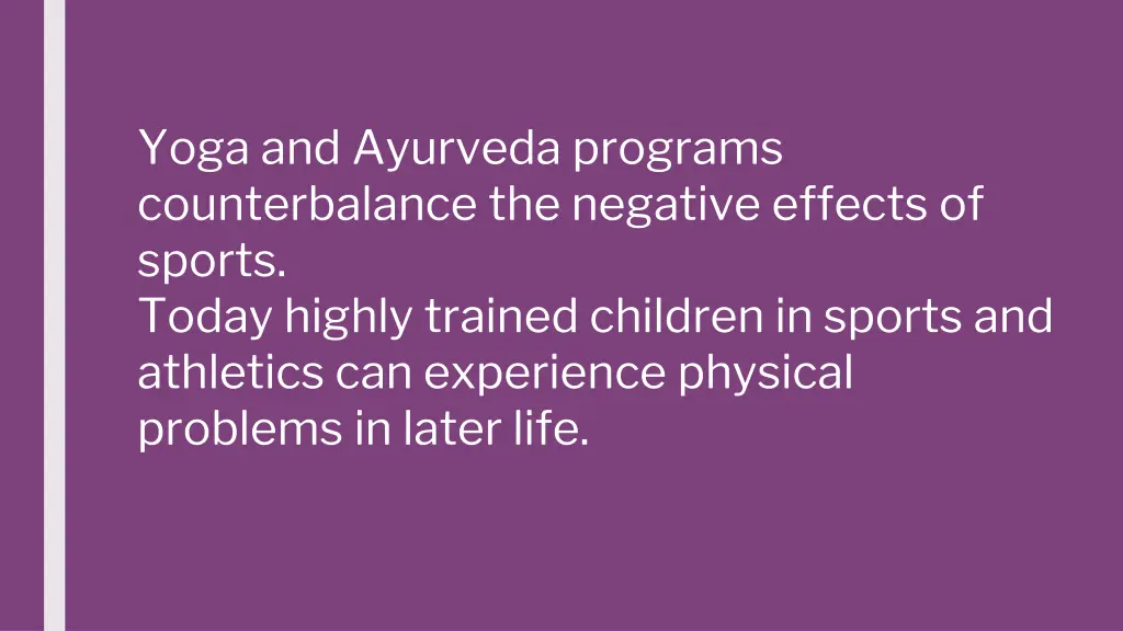 yoga and ayurveda programs counterbalance