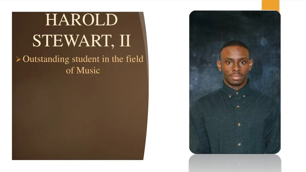 harold stewart ii outstanding student