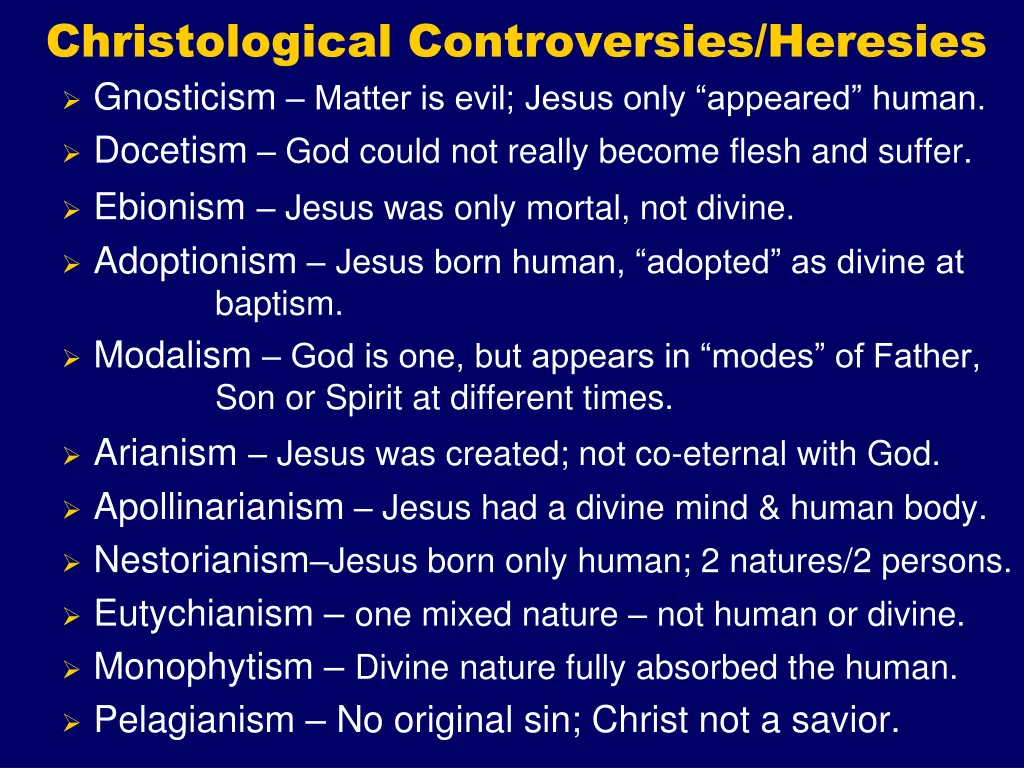 christological controversies heresies gnosticism