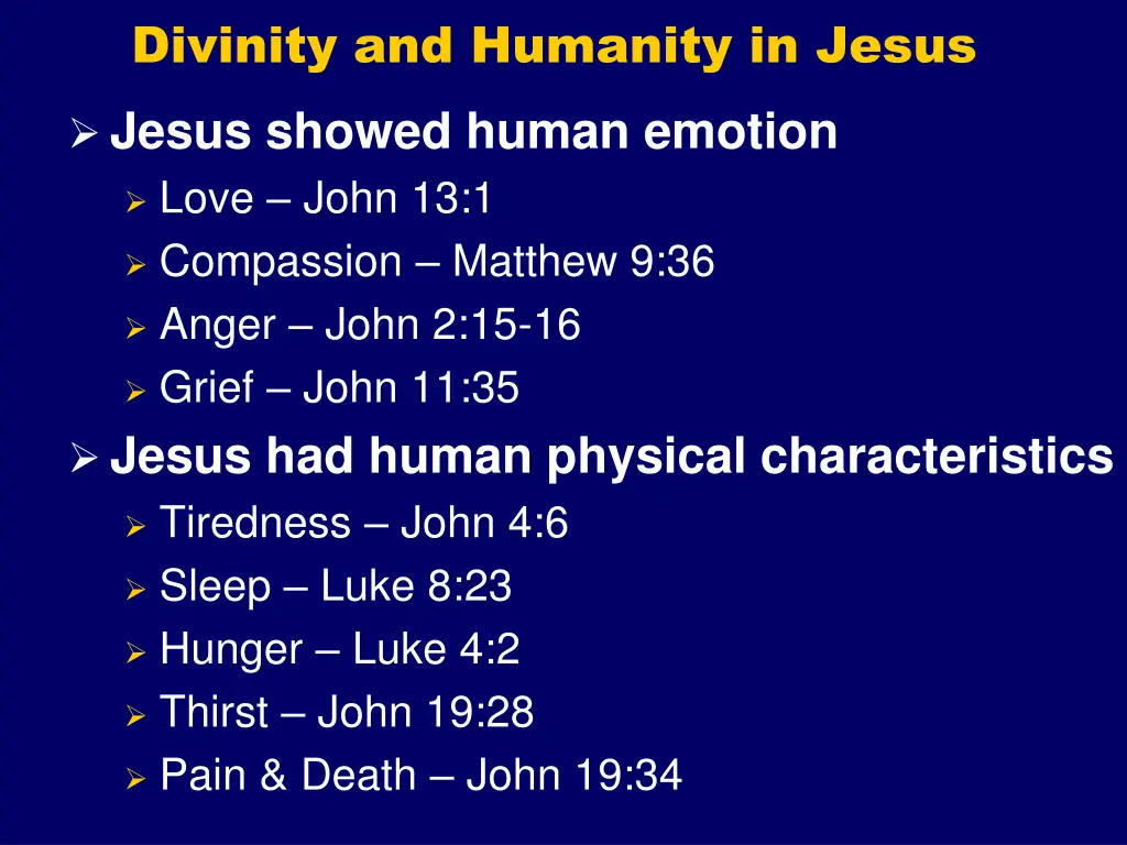 divinity and humanity in jesus 1