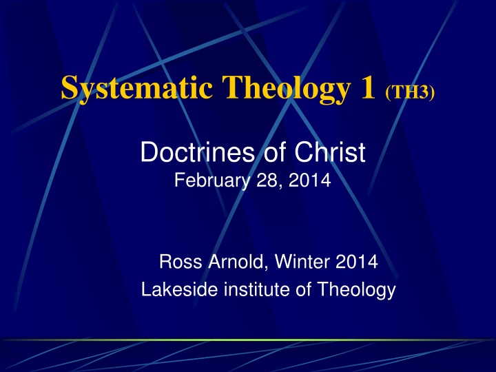 systematic theology 1 th3