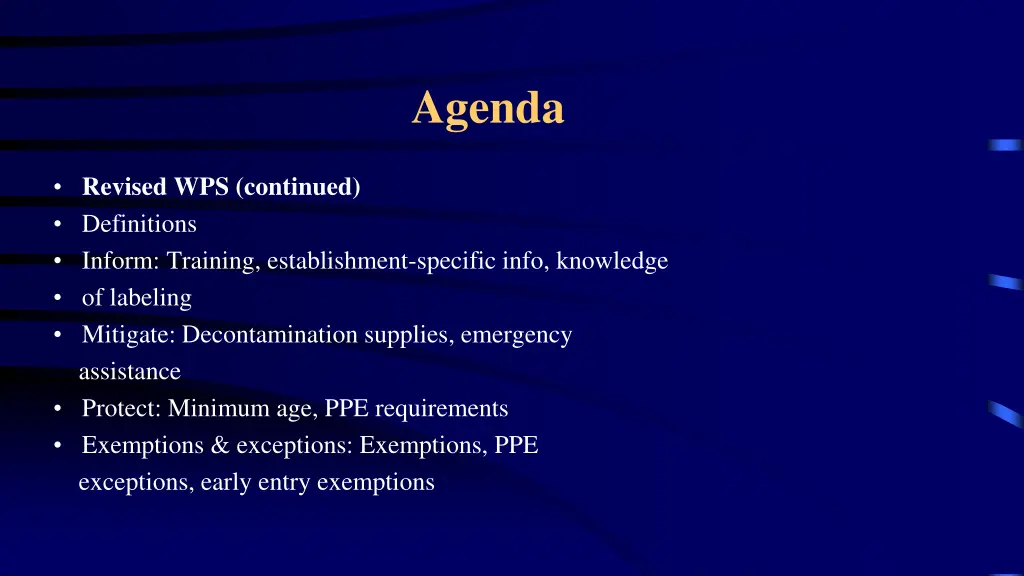 agenda 1