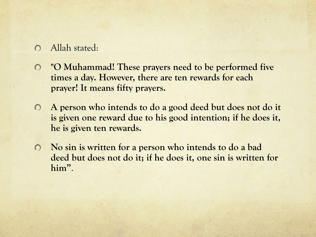 allah stated