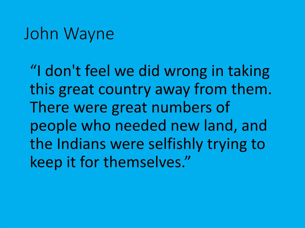 john wayne