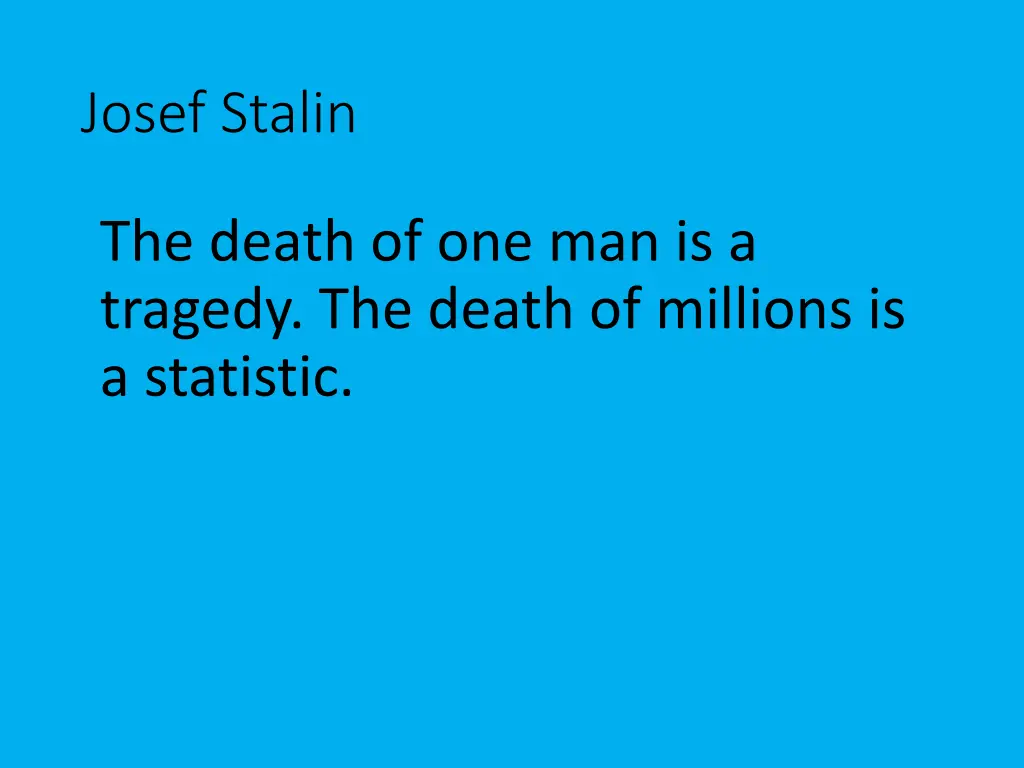 josef stalin