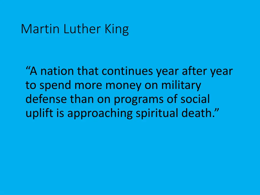 martin luther king