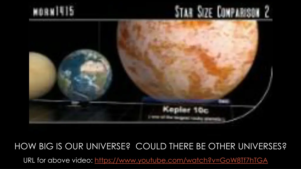 how big is our universe could there be other