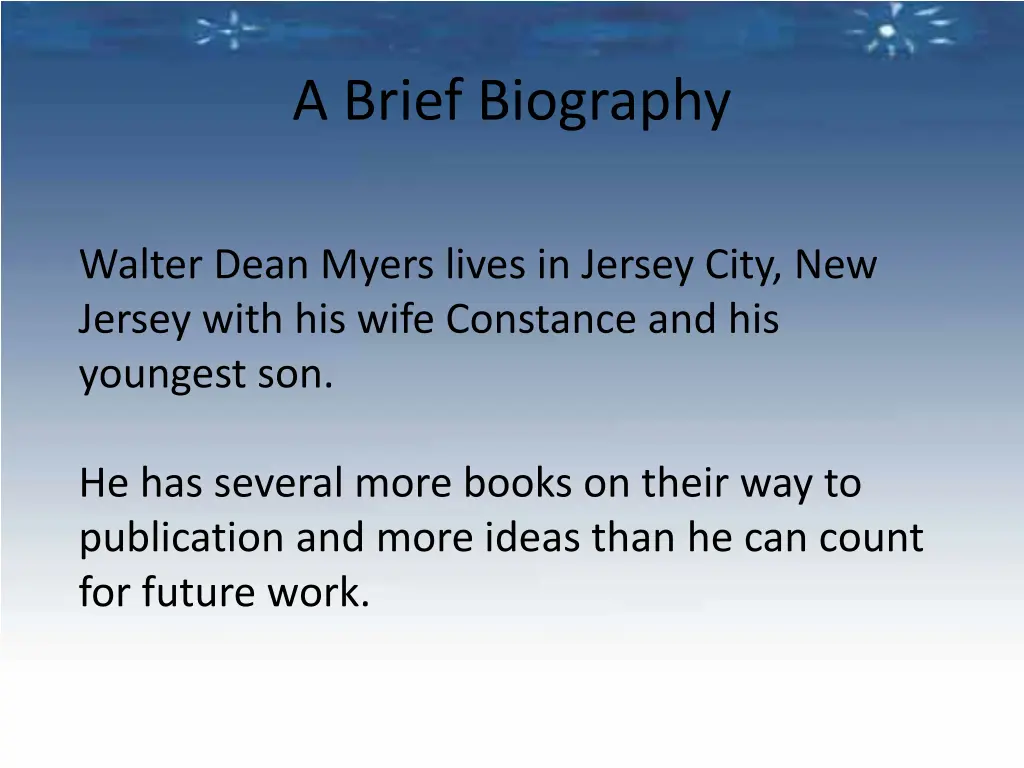 a brief biography 6