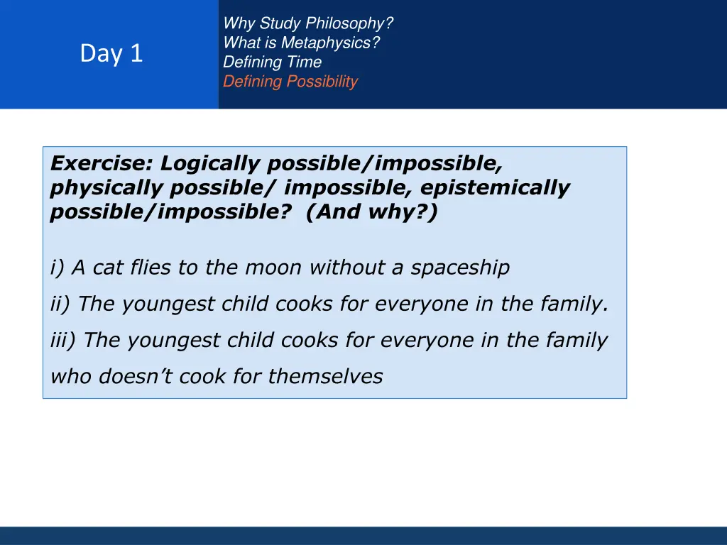 why study philosophy what is metaphysics defining 17