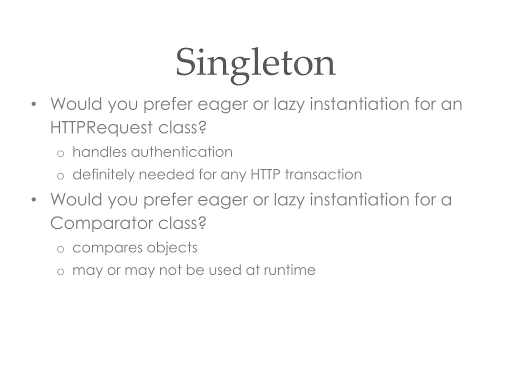 singleton 3