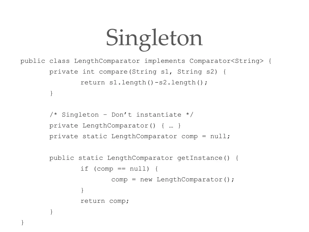 singleton 5