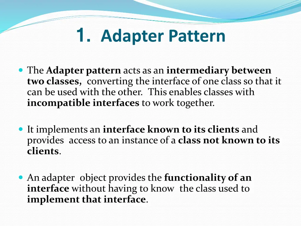 1 adapter pattern