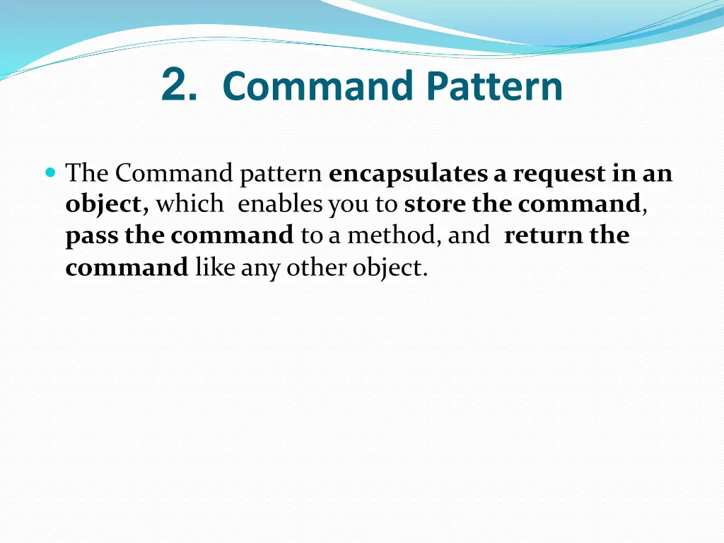 2 command pattern