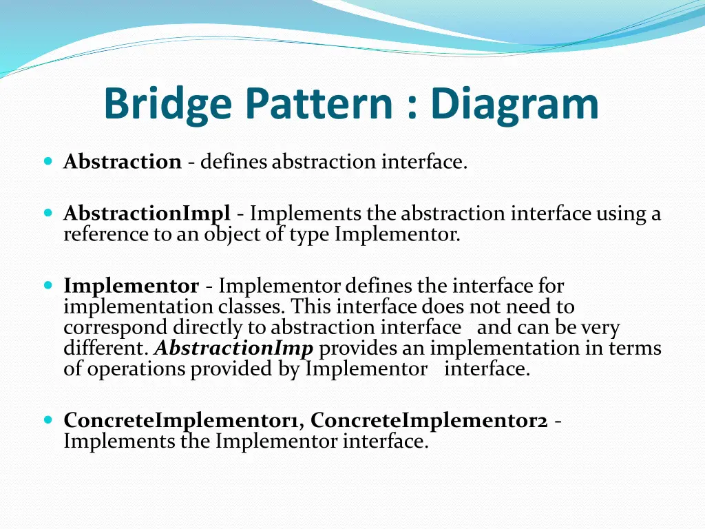 bridge pattern diagram 1