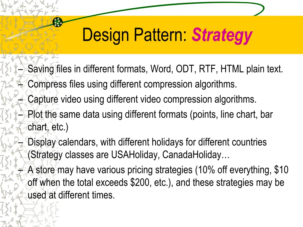 design pattern strategy 1