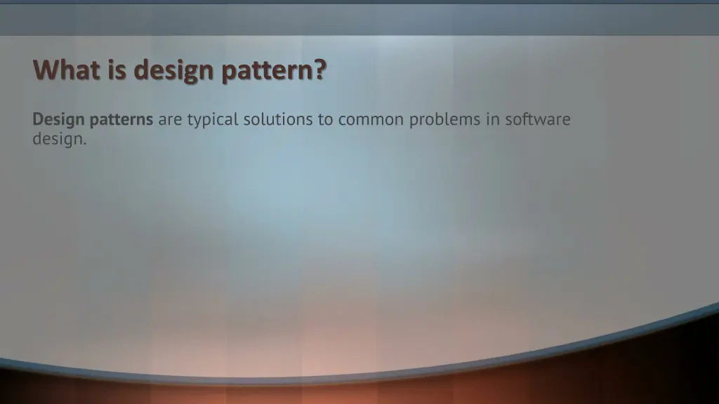 what is design pattern 1