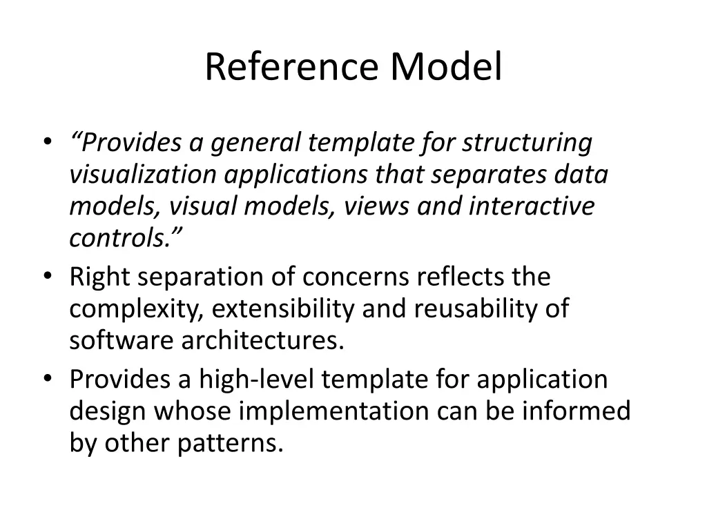 reference model