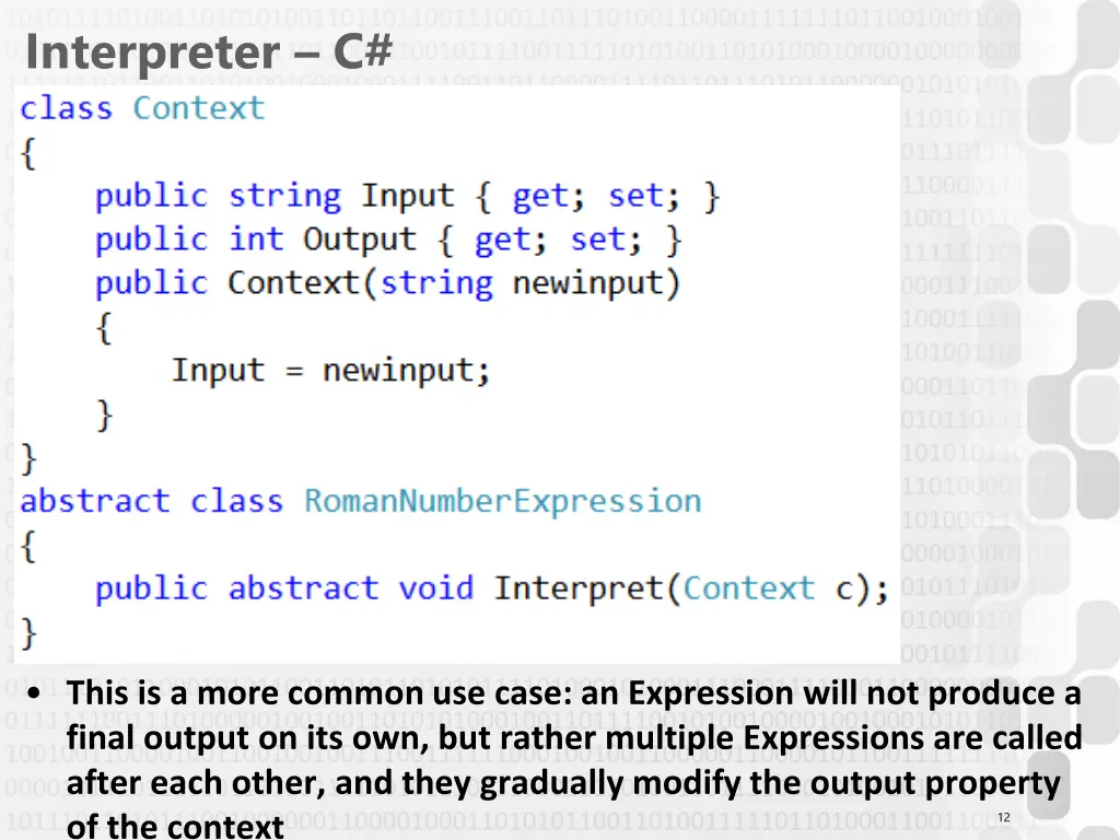 interpreter c 4