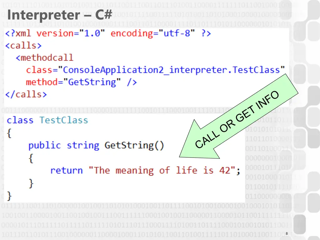 interpreter c