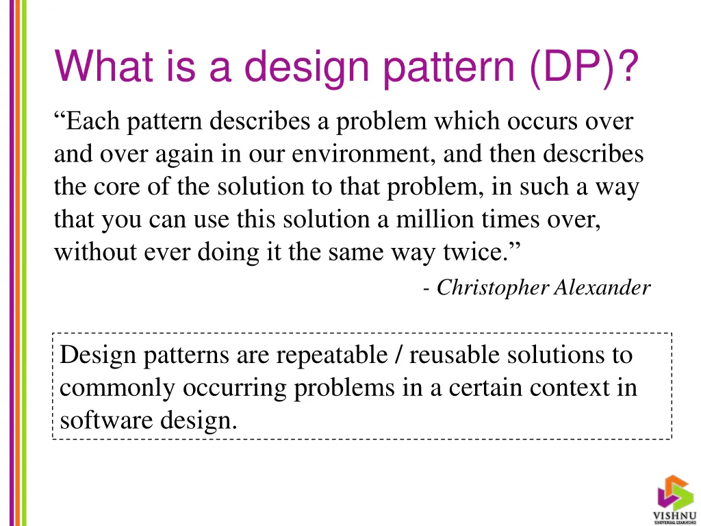 what is a design pattern dp